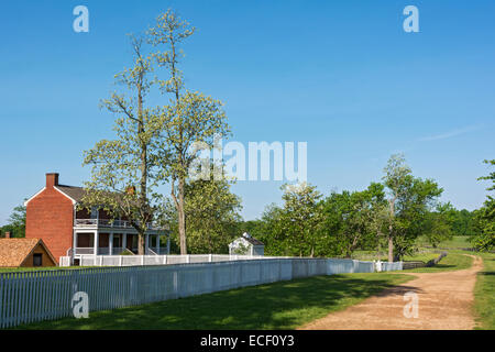 Virginia, Appomattox Court House National Historical Park, McLean House Website Lees Kapitulation, Zuschuss, der Bürgerkrieg beendet Stockfoto