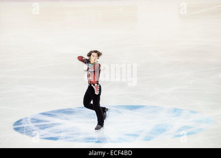 Vier-Kontinente-Meister führt Thores Mura (JPN) in der Männer-SENIOR - Kurzprogramm bei der ISU Grand Prix of Figure Skating Finale in Barcelona Stockfoto