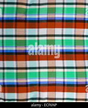 Thai-Stil Lendenschurz, Closeup Textur des Gewebes Stockfoto