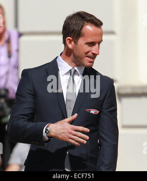 Catherine, Herzogin von Cambridge besucht den Start von der British America Cup Boot Greenwich mit: Sir Ben Ainslie Where: London, Vereinigtes Königreich bei: 10. Juni 2014 Stockfoto