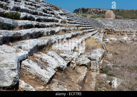 Plätze im Stadion von Perge Stockfoto