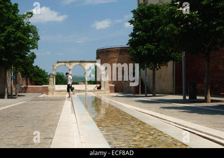 Ein ruhiger Platz in Südfrankreich Stockfoto