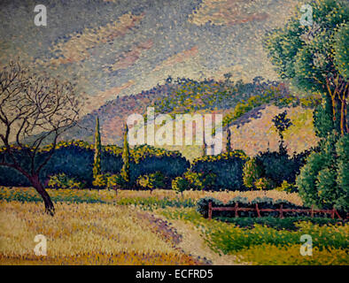 Landschaft, ca. 1896-1899, Henri-Edmond Kreuz Stockfoto