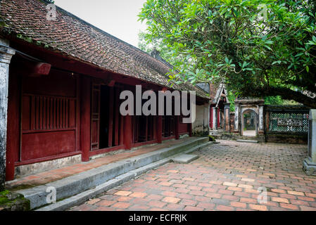 Außenseite des Gebäudes am alten Hauptstadt Stadt Hua Lu, Nimh Binh Provence Stockfoto