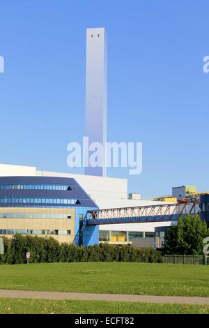 Abfall-Verbrennungsanlage in Brescia, Italien Stockfoto