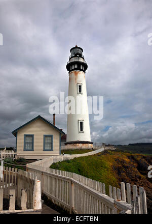 CA02489-00... Kalifornien - Pigeon Point Lighthouse. Stockfoto