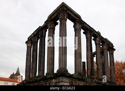 Römische Tempel der Diana, Evora Stockfoto