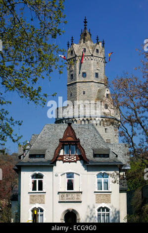 Der Runde Turm von Andernach, Rheinland-Pfalz, Deutschland, Europa, Der Runde Turm von Andernach, Deutschland Stockfoto