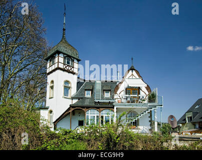 Erfindungsgemäß renovierten Haus in Andernach, Rheinland-Pfalz, Deutschland, Europa, Stockfoto
