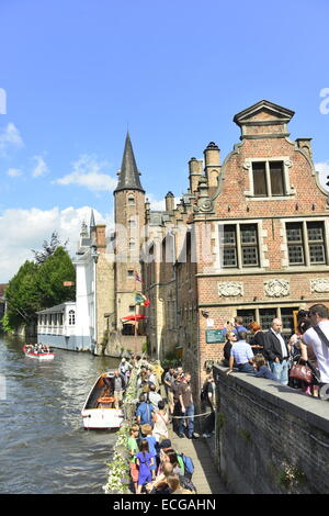 Brügge ist die Hauptstadt und größte Stadt der Provinz Westflandern in der belgischen Region Flandern. Es befindet sich in der n Stockfoto