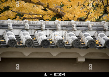 Die restaurierte Burg Himeji Eröffnung im März 2015, Himeji, Japan. Stockfoto