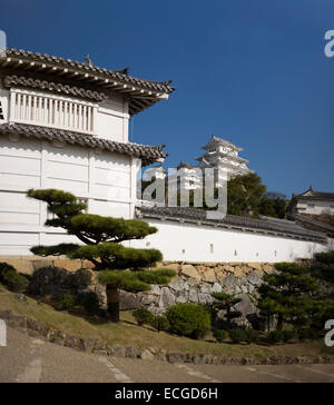 Die restaurierte Burg Himeji Eröffnung im März 2015, Himeji, Japan. Stockfoto