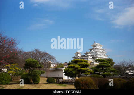 Die restaurierte Burg Himeji Eröffnung im März 2015, Himeji, Japan. Stockfoto