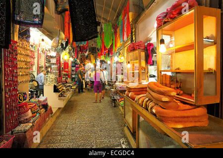 Basar in der alten Stadt von Jerusalem, Israel. Stockfoto