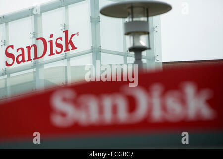 Der Hauptsitz von SanDisk. Stockfoto