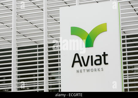 Das Hauptquartier der Aviat Networks. Stockfoto