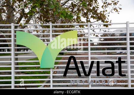 Das Hauptquartier der Aviat Networks. Stockfoto