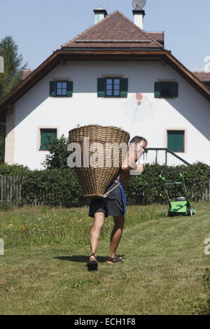 Haus in Ritten Stockfoto