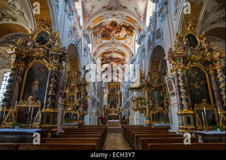 Deutschland, Bayern, Markt Indersdorf, Indersdorf Kloster Stockfoto