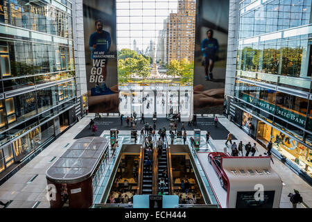 Time Warner Center am Columbus Circle, Manhattan, New York, Vereinigte Staaten Stockfoto