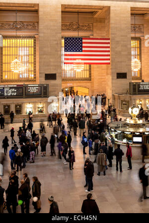 Grand Central Terminal, Grand Central Station, 42. Straße und Park Avenue, Manhattan, New York, Vereinigte Staaten Stockfoto