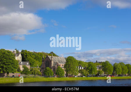 River Ness, Inverness, Highland Region, Schottland, Vereinigtes Königreich, Europa Stockfoto