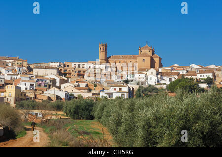 San Mateo Kirche, Baños De La Encina, Jaén Provinz, Andalusien, Spanien, Europa Stockfoto