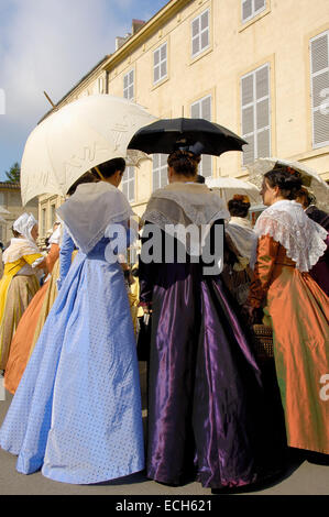 Arlésiennes, Fete du Kostüm, Arles, Bouches du Rhone, Provence, Frankreich, Europa Stockfoto