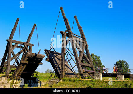 Langlois-Brücke, Van-Gogh-Brücke, Arles, Bouches du Rhone, Provence, Frankreich, Europa Stockfoto