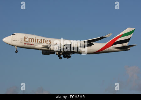 EMIRATES CARGO 747 Stockfoto