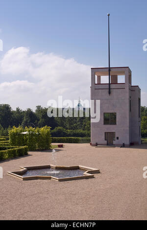 Europa, Deutschland, Schleswig-Holstein, Schleswig, Gottorp Schloss, Neuwerk Garten, Globus-Haus Stockfoto