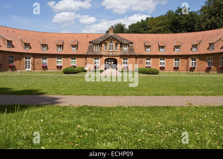 Europa, Deutschland, Niedersachsen, Soegel, Jagdschloss Clemenswerth, Marstall Stockfoto