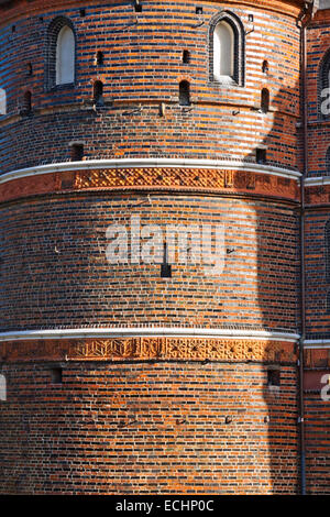 Details der Holstentor in Lübeck Altstadt, Schleswig-Holstein, Deutschland Stockfoto