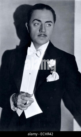 William Powell von einer 1930er Jahre Ross Verlag Karte Stockfoto