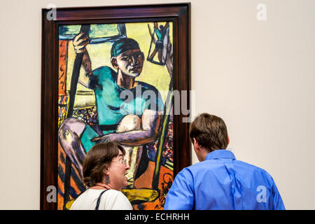 Saint St. Louis Missouri, Forest Park, Saint Louis Art Museum, Galerien, Ausstellungssammlung, Kunstwerke, Max Beckmann, Garman-Künstler, Akrobatin Stockfoto