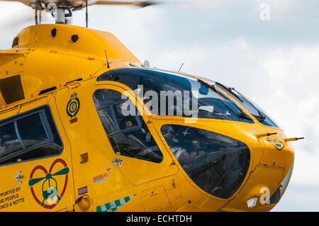 McDonnell Douglas MD900 Explorer Hubschrauber Lincolnshire & Nottinghamshire Air Ambulance Service Stockfoto