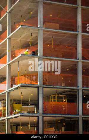 Wohnhaus-Bau in New York city Stockfoto