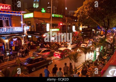 Malaysia, Kuala Lumpur, Federal Territory von Kuala Lumpur, Jalan Bukit Bintang District Local Stockfoto