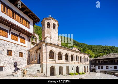 Republik Mazedonien, Mavrovo und Rostoucha, das orthodoxe Kloster St John Bigorski Stockfoto