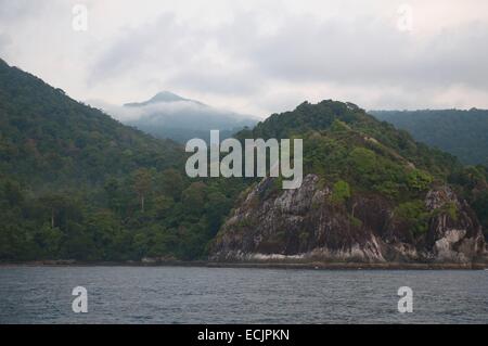 Malaysia, Bundesstaat Pahang, Tioman Island, Pulau Tioman, lokale South China Sea Stockfoto