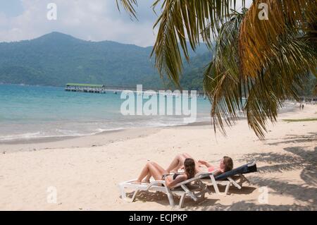 Malaysia, Bundesstaat Pahang, Tioman Island, Pulau Tioman, lokale South China Sea Stockfoto