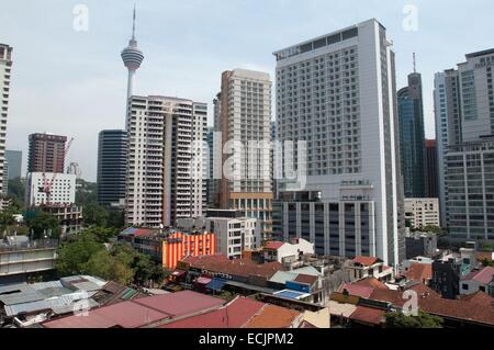 Malaysia, Kuala Lumpur, Federal Territory von Kuala Lumpur, Jalan Bukit Bintang District Local Stockfoto