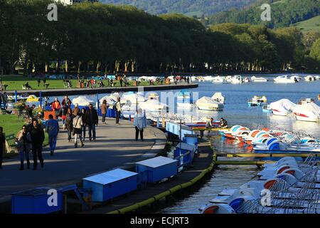 Frankreich, Haute Savoie, Annecy, Champ de Mars, am Ufer des Lac d ' Annecy Stockfoto