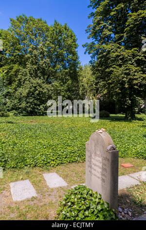 Deutschland, Berlin, Ost-Berlin, Scheunenviertel Bezirk, dem alten jüdischen Friedhof Stockfoto