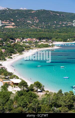 Frankreich, Corse du Sud, Lecci, Saint Cyprien Bucht Stockfoto