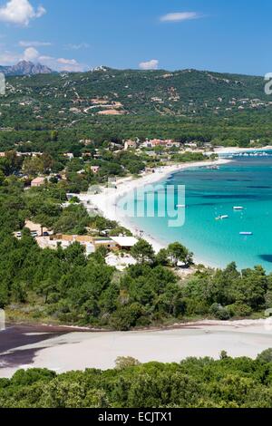 Frankreich, Corse du Sud, Lecci, Saint Cyprien Bucht Stockfoto