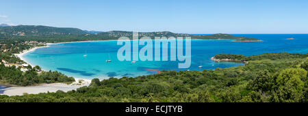 Frankreich, Corse du Sud, Lecci, Saint Cyprien Bucht Stockfoto