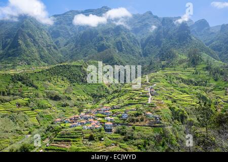 Portugal, Madeira Insel, die Umgebung von São Vicente an der Nordküste Stockfoto