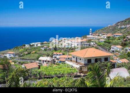 Portugal, Madeira Insel, Südküste, Arco da Calheta Stockfoto