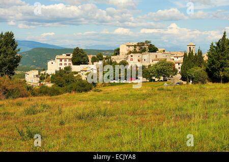 Frankreich, Alpes de Hautes Provence Parc Naturel Regional du Luberon (natürlichen regionalen Park der Luberon), Vacheres Stockfoto